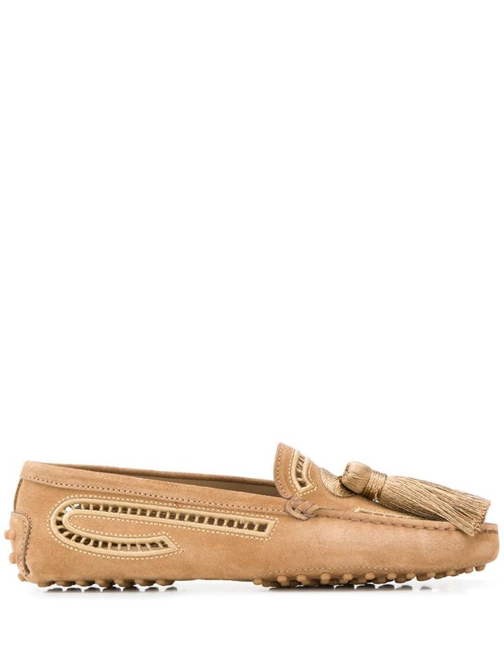Tod's Tassel Loafers - Neutrals
