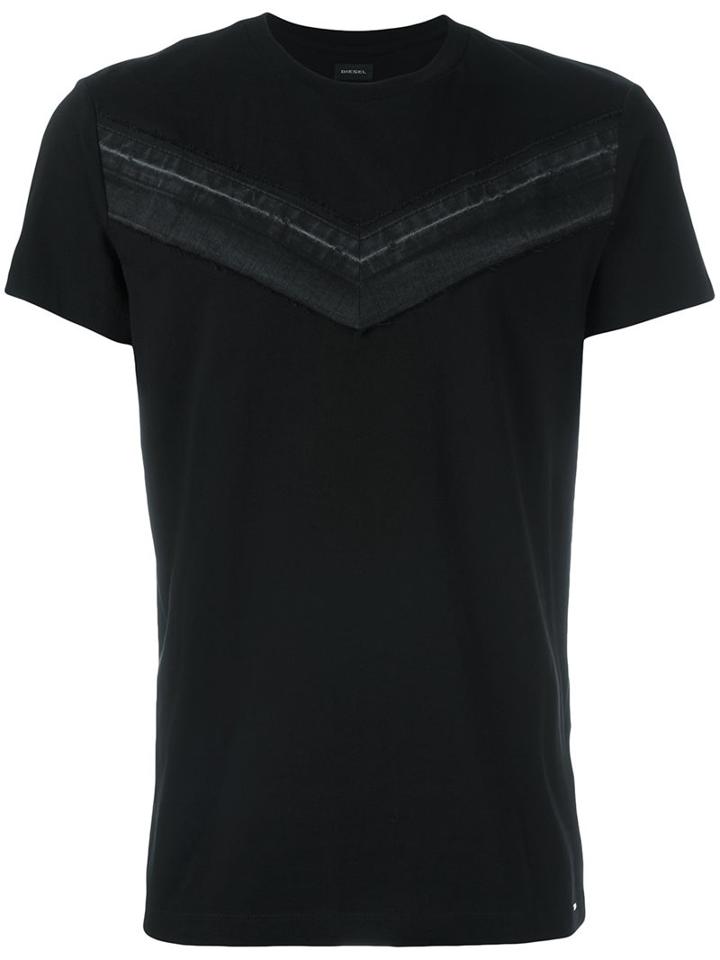 Diesel 'vegal' T-shirt, Men's, Size: Large, Black, Cotton