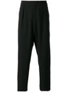 J.w.anderson Scallop Hem Trousers, Men's, Size: 48, Black, Polyester/spandex/elastane/viscose/polyamide