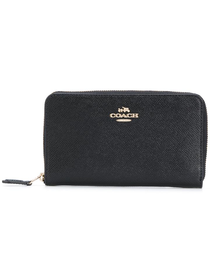 Coach All Around Zip Wallet - Black