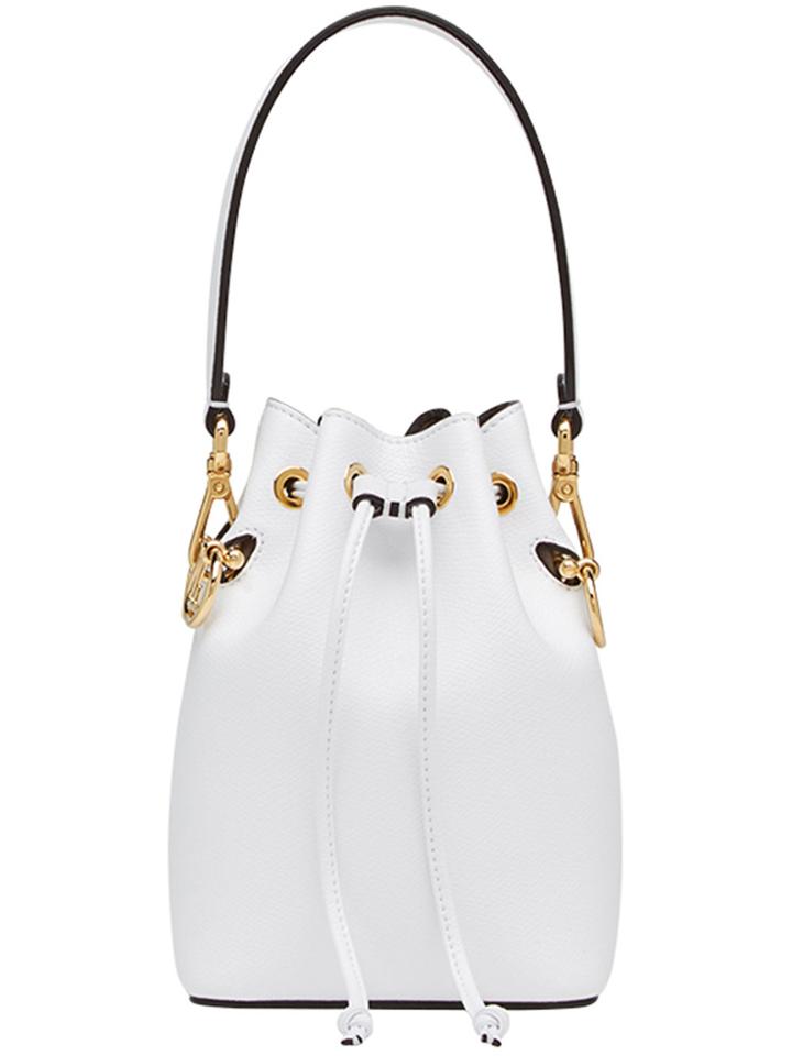 Fendi Bucket Mini Bag - White