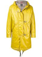 Fay Padded Raincoat - Yellow & Orange