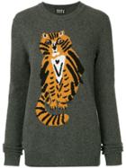 Markus Lupfer Cat Pattern Sweater - Grey
