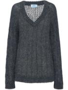 Prada Mohair And Wool Sweater - Grey