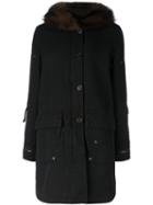 Ermanno Scervino Collar Detail Parka Coat