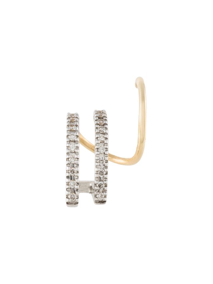 Maria Black Bess Blanc Twirl Earring - Metallic
