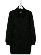John Richmond Junior Teen Constellation Sweater Dress - Black