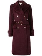 Michael Kors Collection Double Breasted Coat - Red
