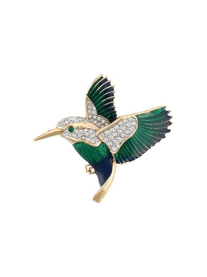 Susan Caplan Vintage 1960s Vintage Attwood & Sawyer Hummingbird Brooch