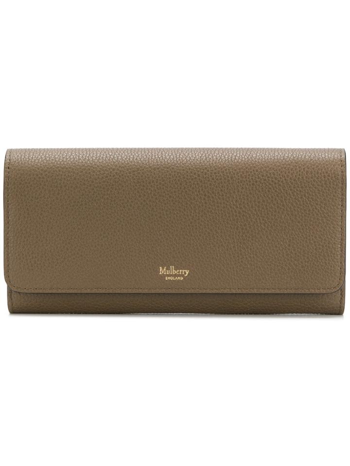 Mulberry Flap Continental Wallet - Nude & Neutrals