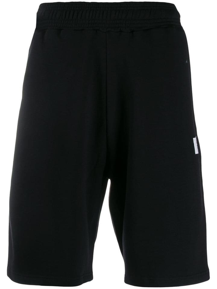 Givenchy Logo Patch Track Shorts - Black