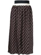 Cityshop High Waisted Pleated Skirt - Black