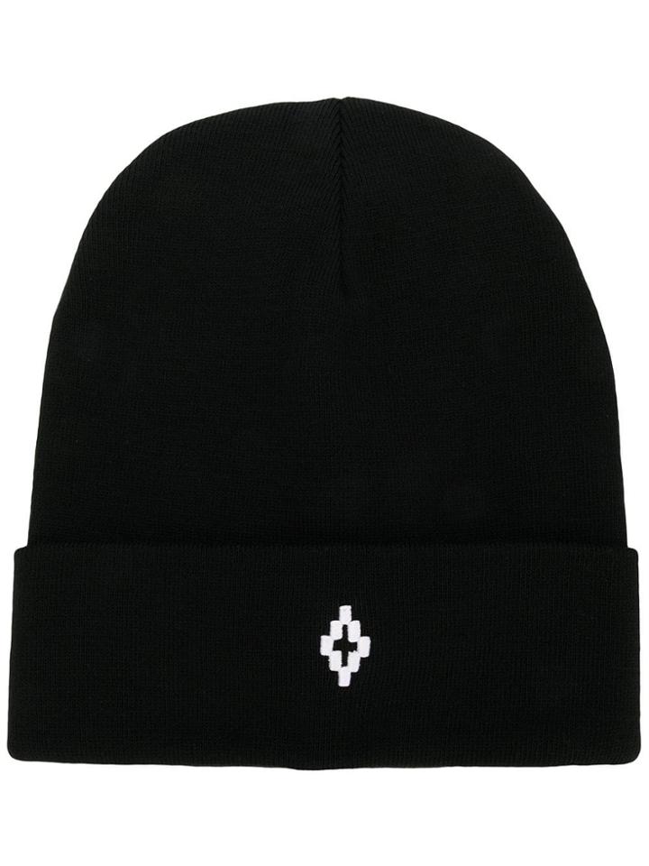 Marcelo Burlon County Of Milan Logo Beanie - Black