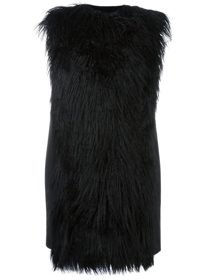 Theory - 'nyma' Gillet - Women - Acrylic/modacrylic/polyester/viscose - S, Black, Acrylic/modacrylic/polyester/viscose