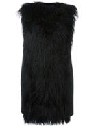 Theory - 'nyma' Gillet - Women - Acrylic/modacrylic/polyester/viscose - S, Black, Acrylic/modacrylic/polyester/viscose