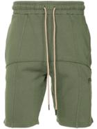 Liam Hodges Piped Track Shorts - Green