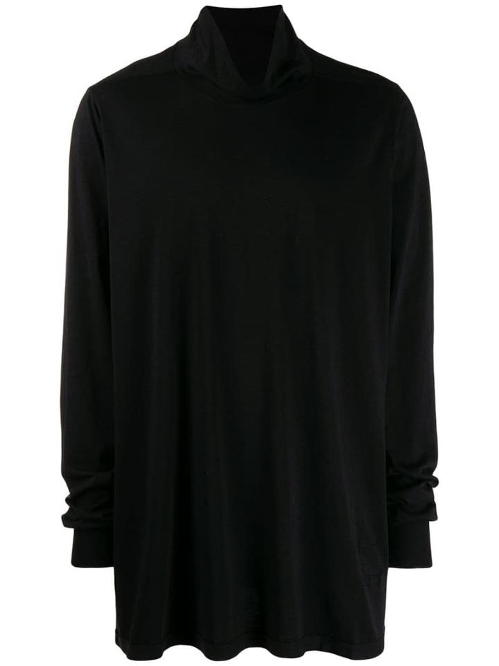 Rick Owens Drkshdw Loose Fit Longline Top - Black
