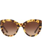 Tory Burch Oversized Sunglasses - Brown