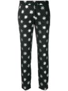 Christian Pellizzari Star Print Trousers - Black