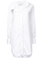 Monse - Long Shirt - Women - Cotton/polyurethane - 0, White, Cotton/polyurethane