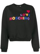 Love Moschino Logo-print Sweatshirt - Black