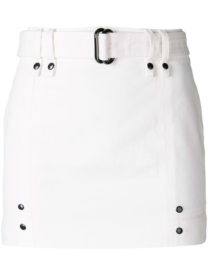 Tom Ford Fitted Short Skirt - White