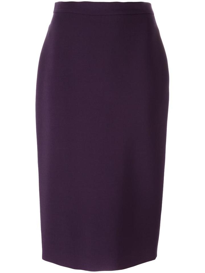 Ermanno Scervino Knee Length Skirt, Women's, Size: 42, Pink/purple, Spandex/elastane/viscose/virgin Wool