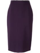 Ermanno Scervino Knee Length Skirt, Women's, Size: 42, Pink/purple, Spandex/elastane/viscose/virgin Wool