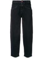 Closed Cropped Straight-leg Jeans - Black