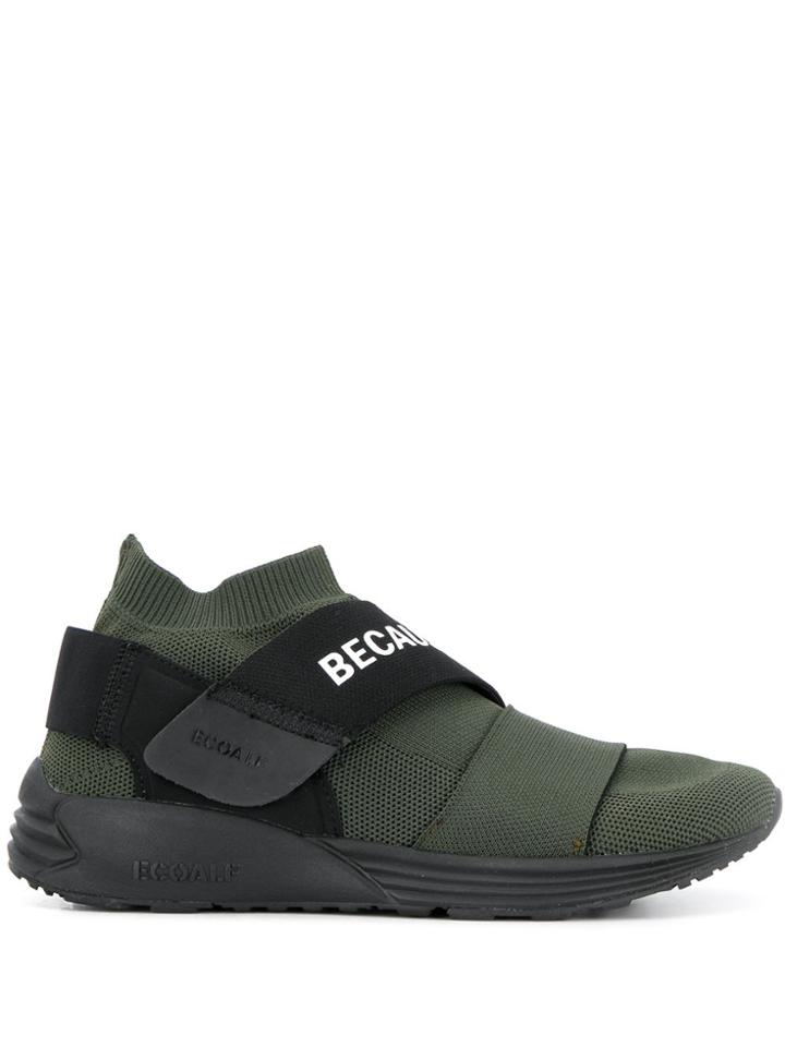 Ecoalf Low Top Logo Strap Sneakers - Green