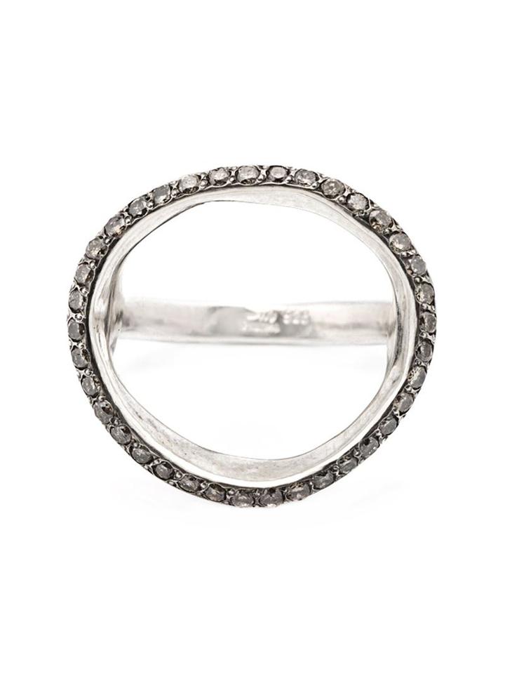 Rosa Maria 'fidji' Ring, Women's, Size: 7 1/2, Grey