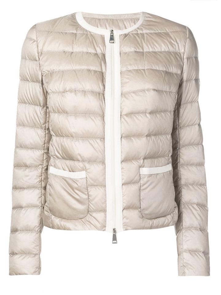 Moncler Slim-fit Padded Jacket - Neutrals