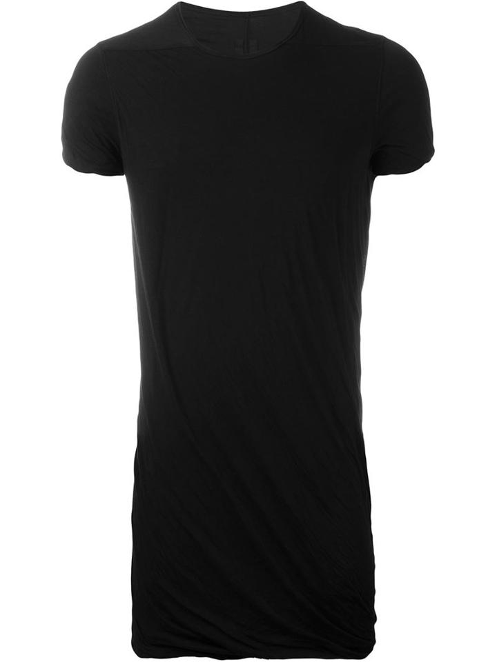 Rick Owens Drkshdw Draped T-shirt, Men's, Size: Medium, Black, Cotton
