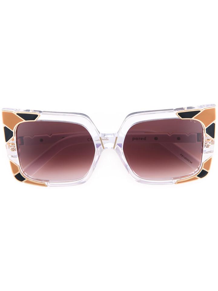 Pared Eyewear - Sun & Shade Sunglasses - Women - Plastic - One Size, Nude/neutrals, Plastic