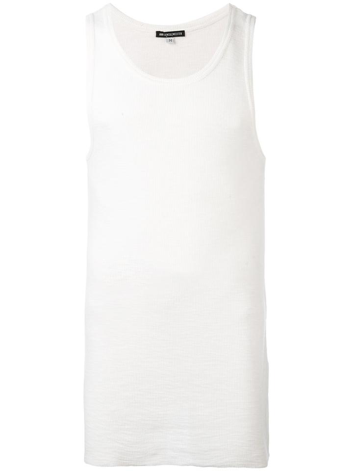 Ann Demeulemeester - Toulouse Top - Men - Cotton - S, White, Cotton