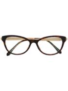 Bulgari Serpent Detail Glasses, Black, Acetate/metal