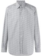 Karl Lagerfeld Floral Print Regular Fit Shirt - Blue