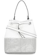 Furla Stacy Bucket Tote, Women's, White, Leather
