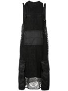 Vera Wang Pocket Detailed Dress - Black