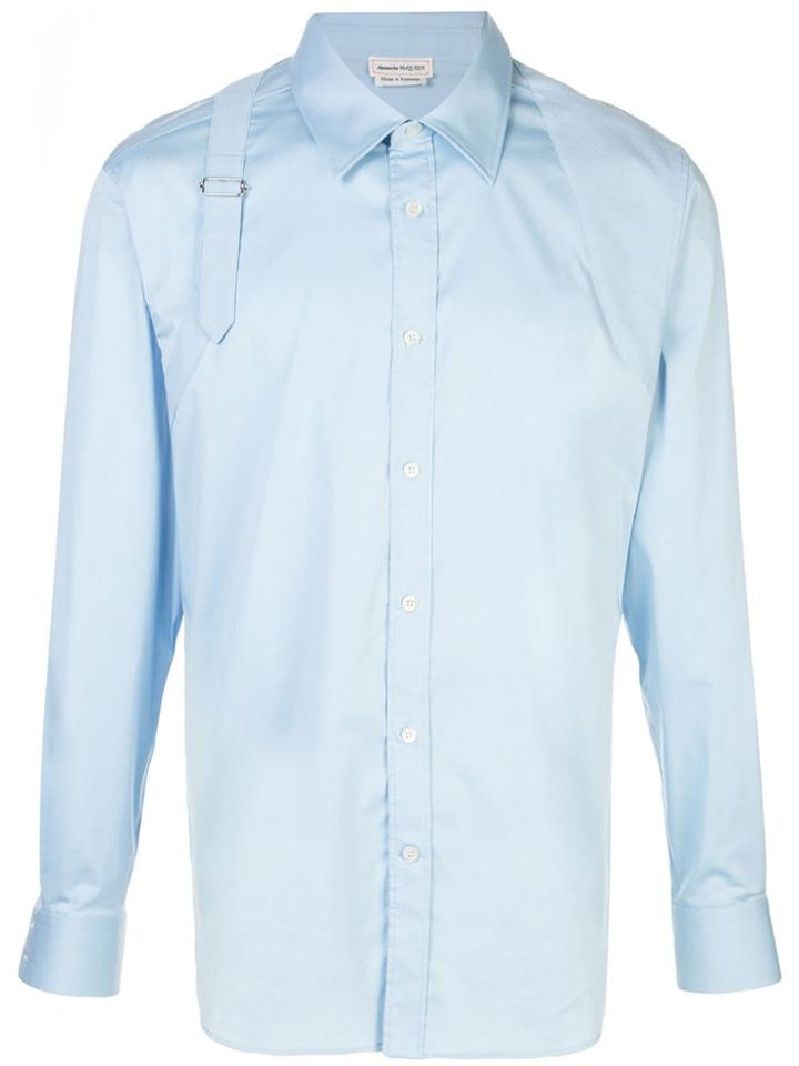 Alexander Mcqueen Harness Shirt - Blue