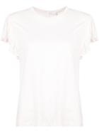 A.l.c. Short-sleeve Fitted Top - Pink & Purple