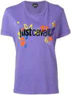 Just Cavalli Logo T-shirt - Purple