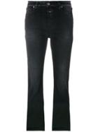 Closed Cropped Fitted Jeans - Black