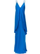 Tufi Duek Layered Gown - Blue