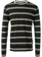 Ps By Paul Smith Striped Longsleeved T-shirt, Men's, Size: Xl, Black, Cotton