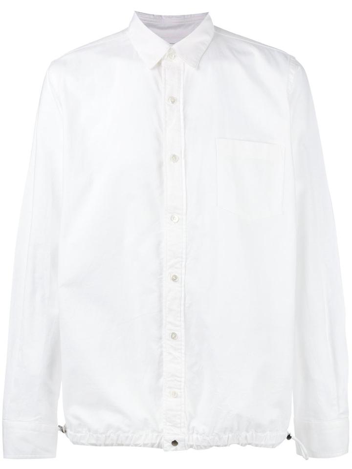 Sacai - Drawstring Waist Shirt - Men - Cotton/polyester - 3, White, Cotton/polyester