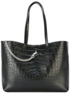 Saint Laurent - Croc Tote Bag - Women - Calf Leather/metal - One Size, Women's, Black, Calf Leather/metal