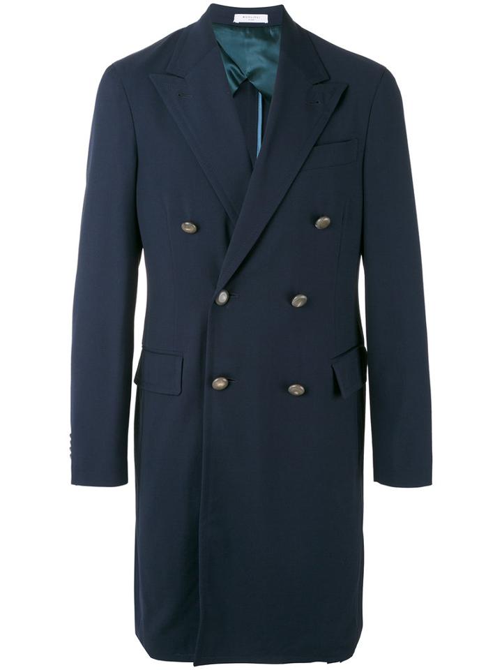 Boglioli - Single Breasted Coat - Men - Spandex/elastane/acetate/cupro/virgin Wool - 50, Blue, Spandex/elastane/acetate/cupro/virgin Wool