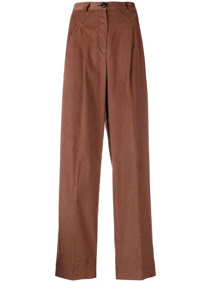 I'm Isola Marras High-waisted Trousers - Brown