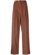 I'm Isola Marras High-waisted Trousers - Brown